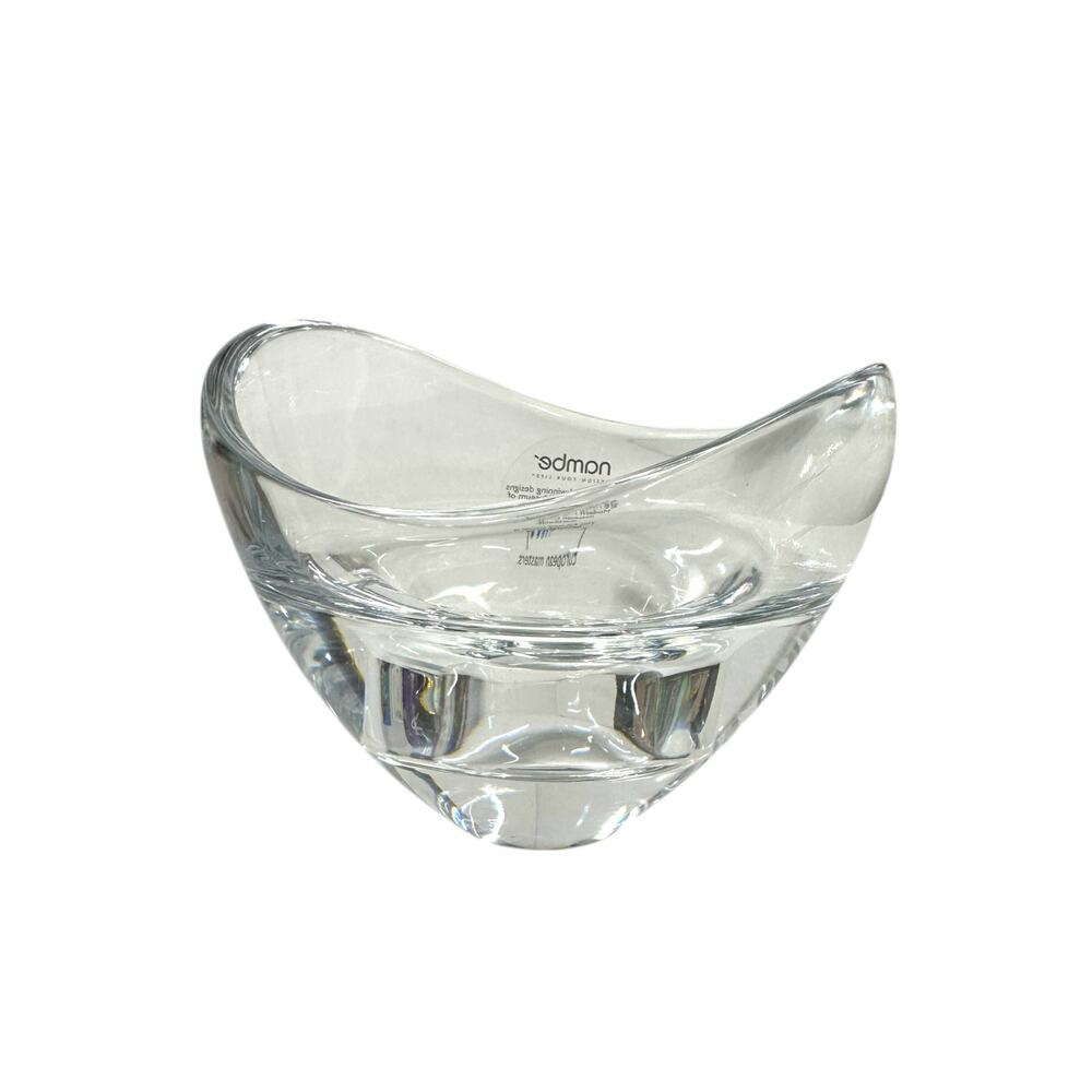 Elegant‎ Nambe Full Lead Crystal Butterfly Votive 5259 with Original Box